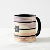 Mit Monogramm Himmelsszene Tasse (VorderseiteRechts)