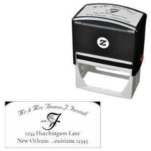 Mit Monogramm Hochzeit der Hochzeit der Hochzeit Permastempel