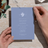 Mit Monogramm Hochzeit mit Blumen und Weiß