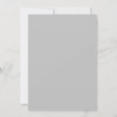 Mit Monogramm Hochzeit mit einer Blume aus Baumwol Einladung (Rückseite)