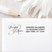Mit Monogramm Hochzeitadresse (Insitu)