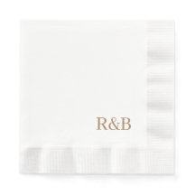 Mit Monogramm Hochzeitscocktail