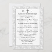 Mit Monogramm Hochzeitseinladung Einladung (Vorderseite)
