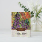 Mit Monogramm Hochzeitseinladung Herbstsohle Einladung (Stehend Vorderseite)