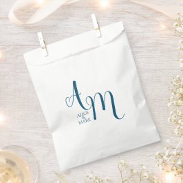 Mit Monogramm Hochzeitsempfehlung Geschenktütchen