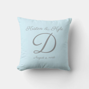 Mit Monogramm Hochzeitsgeschenk Akzent Kissen