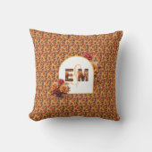 Mit Monogramm Hochzeitsgeschenke für Neugeborene Kissen (Vorderseite)