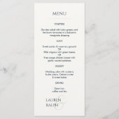 Mit Monogramm Hochzeitskarte für Schwarz und Elfen Programm (Vorderseite)