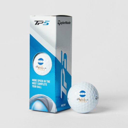 Mit Monogramm Honduras-Flagge und Honduras-Golfbäl Golfball (Äußeres Gebäude)