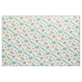 Mit Monogramm | Im Dschungel Stoff (Fat Quarter (45,7 x 55,9 cm))