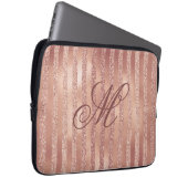 Mit Monogramm Imitate Rose Gold Notebook-Sieb 13 Z Laptopschutzhülle (Vorne Rechts)
