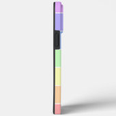 Mit Monogramm Individuelle Name Pastell Rainbow St Case-Mate iPhone Hülle (Rückseite / Rechts)