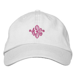 Mit Monogramm, individueller bestickter Hut