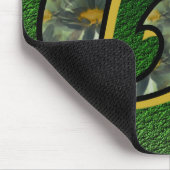 Mit Monogramm Initial C Daisies Mousepad (Ecke)