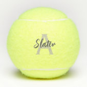 Mit Monogramm Initial Custom Tennis Ball Geschenk (Vorderseite)