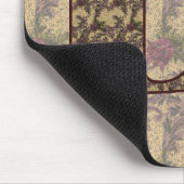 Mit Monogramm Initial D Elegante Blumenmousepad Mousepad (Ecke)