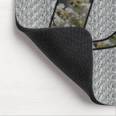 Mit Monogramm Initial D Hydrangea Floral Mousepad (Ecke)