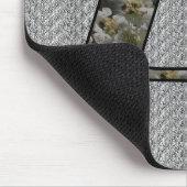 Mit Monogramm Initial E Hydrangea Floral Mousepad (Ecke)