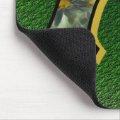 Mit Monogramm Initial F Daisies Mousepad (Ecke)