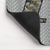 Mit Monogramm Initial F Hydrangea Floral Mousepad (Ecke)