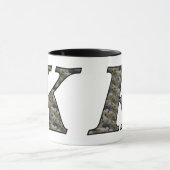 Mit Monogramm Initial K Hydrangea Floral Tasse (Zentrum)