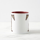 Mit Monogramm initiale T Elegante Tasse (Zentrum)