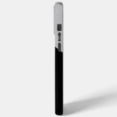Mit Monogramm Initialen Minimalistisch grau und sc Case-Mate iPhone Hülle (Rückseite / Links)