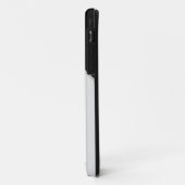 Mit Monogramm Initialen Minimalistisch Schwarz und Case-Mate iPhone Hülle (Hinten/Links)