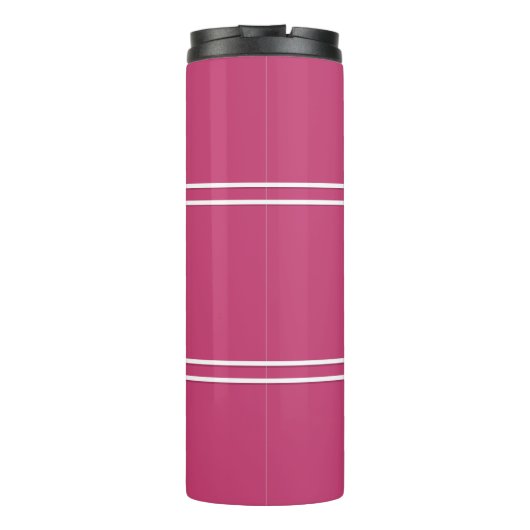 Mit Monogramm Initialen Trinkbehälter Chic Girly H Thermosbecher (Rückseite)