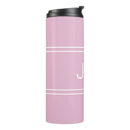 Mit Monogramm Initialen Trinkbehälter Chic Girly P Thermosbecher (Nach links gedreht)
