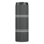 Mit Monogramm Initials Stilvolle Travel Trinkbehäl Thermosbecher (Rückseite)