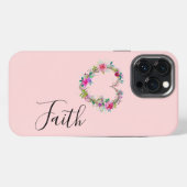 Mit Monogramm iPhone Hülle (Rückseite (Horizontal))