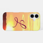 Mit Monogramm iPhone/iPad-Gehäuse iPhone 16 Hülle (Rückseite (Horizontal))