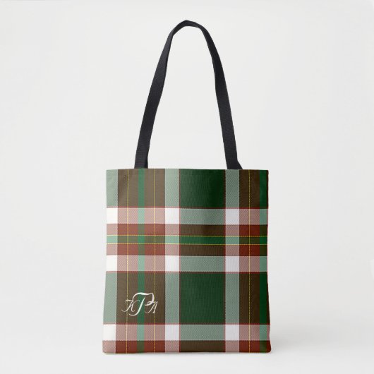 Mit Monogramm Jolly Holly kariert Tasche (Vorderseite)