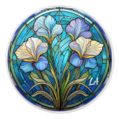 Mit Monogramm Jugendstil Elegante New Orleans Club Keramikknauf (Vorderseite)