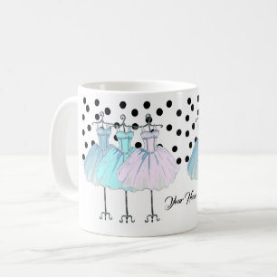 mit Monogramm Kaffee-Tasse, Ihr Name Kaffeetasse
