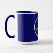 Mit Monogramm Kaffee-Tasse Tasse (Links)