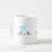 Mit Monogramm Kaffeetasse (Vorderseite Links)