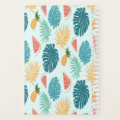 Mit Monogramm Kalender mit tropischen Mustern und Planer (Rückseite)