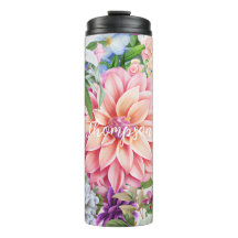 Mit Monogramm Kalligraphie Blume Liebhaber der Mod