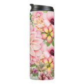 Mit Monogramm Kalligraphie Blume Liebhaber der Mod Thermosbecher (Nach rechts gedreht)