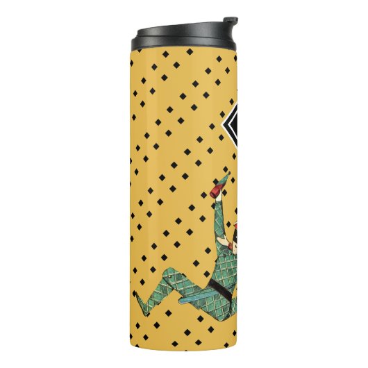 Mit Monogramm Karnevalsfestspiele Thermosbecher (Nach links gedreht)