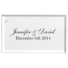 mit Monogramm Kartenhalter für Hochzeitsfeiern