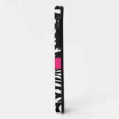 Mit Monogramm Kasten iPhone5 des Zebra-Streifens Case-Mate iPhone Hülle (Hinten/Links)