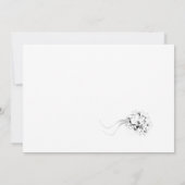 Mit Monogramm katholisch Save The Date (Rückseite)