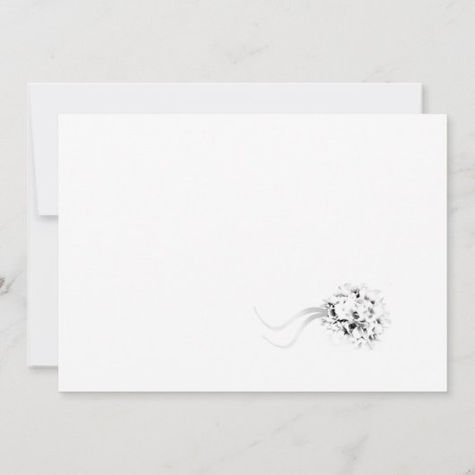 Mit Monogramm katholisch Save The Date (Rückseite)