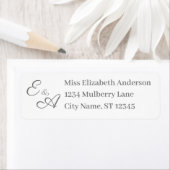 Mit Monogramm katholische Rücksendeadresse (Insitu)