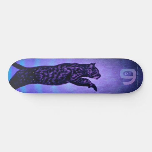 Mit Monogramm Katzen-Skateboard Skateboard (Horizontal)