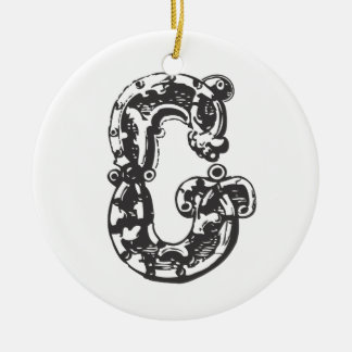 Mit Monogramm Keramik Ornament