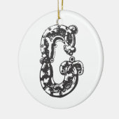 Mit Monogramm Keramik Ornament (Links)